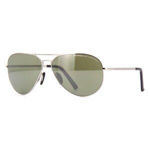 A0725Z New PORSCHE DESIGN Silver Aviator P8508 C Sunglasses Women